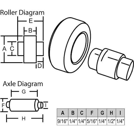 Strybuc ROLLER ASSEMBLY 52-621